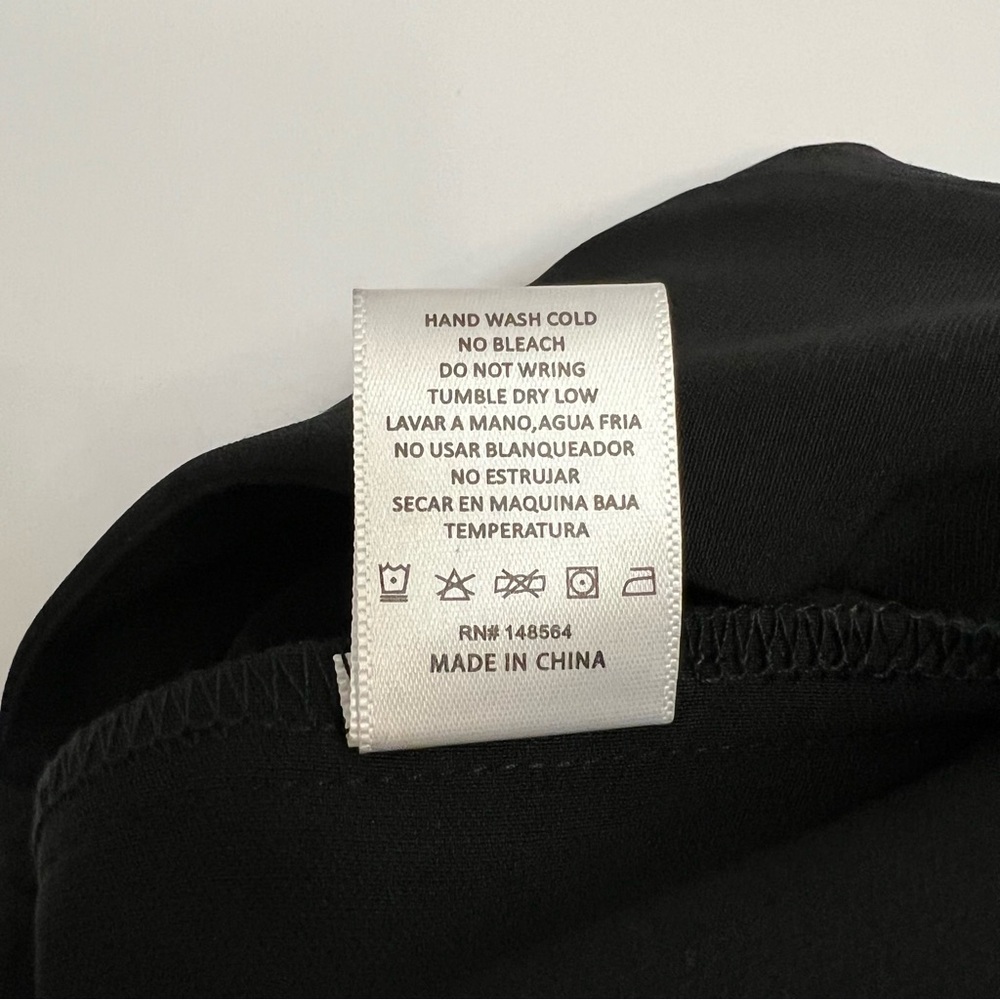 AKIRA Front Wrap Mini Skirt-Black - Picture 10 of 10